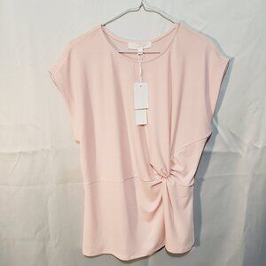 NWT Adyson Parker pink knot front top size Large